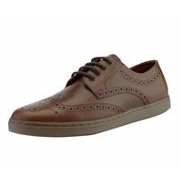 Red Tape Men\'s Girvan Leather Casual Brogue Shoes Tan