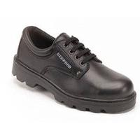 Redwood LH625SM Gibson style black safety shoe with steel toe cap and midsole for underfoot protection, size 10, PAIR