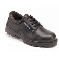 Redwood LH625SM Gibson style black safety shoe with steel toe cap and midsole for underfoot protection, size 12, PAIR