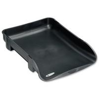 Rexel Agenda Letter Trays with Non-Slip Feet Charcoal (35 Sheet Capacity)