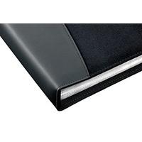 rexel soft touch display book a4 black combo 24 pockets