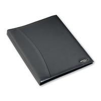 Rexel Soft Touch Display Book A4 Black Smooth Leather (36 Pockets)