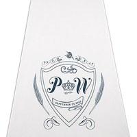 regal monogram personalised aisle runner