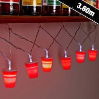 Red Cup Party String Lights