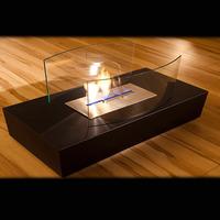 real flame curved coffee table