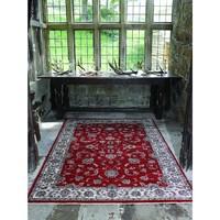 Red Vintage Bordered Traditional Rug Munich 240X340