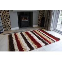 red stripe shaggy fireplace rug helsinki