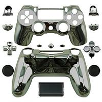 Replacement Controller Case for PS4 Controller PS4 Case Plating Golden/Silver/Black