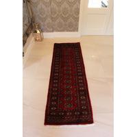 Red Pakistan Mori Hallway Runner Rug