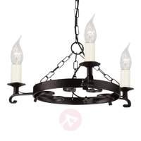 Rectory Hanging Light Wrought Iron