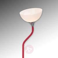 Red-coloured foot - floor lamp Lucie