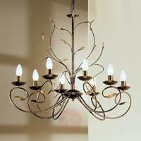 regine florentine chandelier eight bulbs