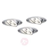 recessed furniture light faris in 3 piece set