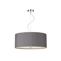 REN1737 Renoir 600MM Pendant Light In Polished Chrome With Charcoal Shade