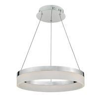 ree1750 reeve pendant with polished aluminium ring and white diffuser