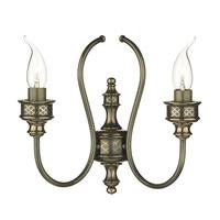 rel0963 relic 2 light bronze wall light