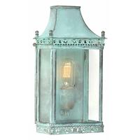 regents park solid brass outdoor lantern verdigris