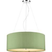 REN0641 Renoir 900MM Pendant 6 Light With Polished Chrome With Sea Mist Gold Shade