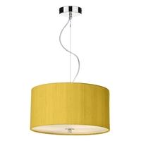 REN1035 Renoir 400MM 3 Light Pendant Light With Citron Shade