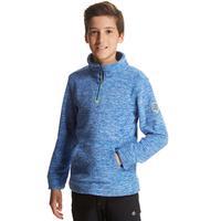 regatta boys berty quarter zip fleece blue