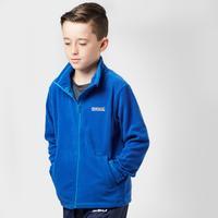 regatta boys king full zip fleece navy