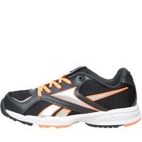 reebok junior almotio neutral running shoes gravelsolar orangeblackwhi ...