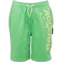 Reebok Boys Essential French Terry Shorts Bright Green