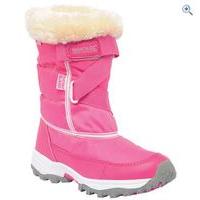 regatta snowcadet ii jnr kids winter boot size 4 colour jem