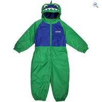 regatta kids mudplay ii all in one size 6 12 colour green