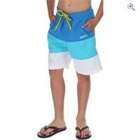 regatta kids skooba shorts size 3 4 colour strng blue turq