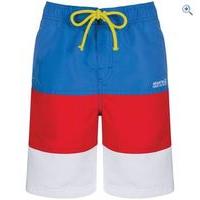 regatta kids skooba shorts size 3 4 colour strng bl pepper