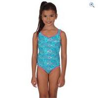 Regatta Girl\'s Diver Swimsuit - Size: 7-8 - Colour: Aqua Blue