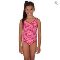 Regatta Girl\'s Diver Swimsuit - Size: 5-6 - Colour: PRETTY PINK