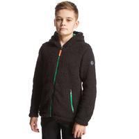 Regatta Boys\' High Roller Hooded Fleece - Black, Black