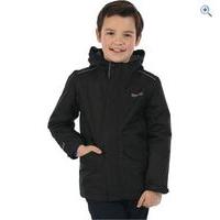 regatta kids hurdle jacket size 7 8 colour black