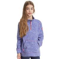 regatta girls berty quarter zip fleece purple purple