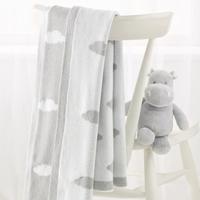 Reversible Cloud Baby Blanket