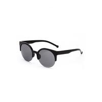 Retro Cat Eye Half Frame Sunglasses