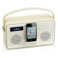 Retro DAB Radio with iPhone Dock