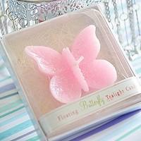 Recipient Gifts - 1Box/Set, Pink Butterfly Floating Candle Wedding Favors