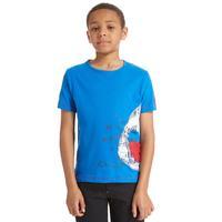 regatta boys shark bobbles t shirt blue