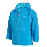 regatta boys shark full zip fleece hoodie blue