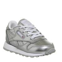 reebok classic leather td silver white