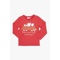 Red Peppa Pig Family Top