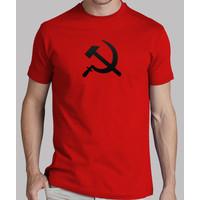 red hammer and sickle shirt guy