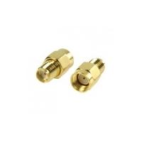 reverse polarity sma male sma female gold adapter