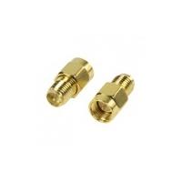 reverse polarity sma female sma male gold adapter