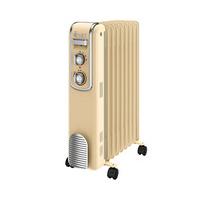 Retro Oil-Filled Radiators, Medium, Cream