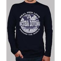 real men love scuba diving