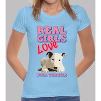 real girls love bull terrier